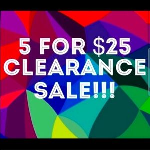 All $8 listings are 5 for $25